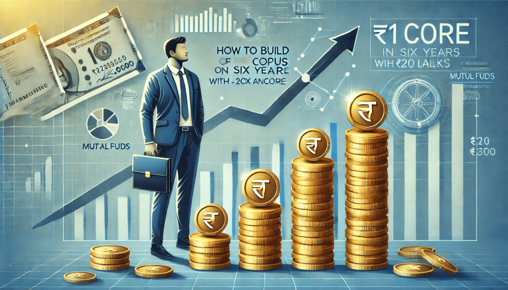 How to Build a Corpus of ₹1 Crore in 6 Years with a ₹20 Lakh Annual Income: A Step-by-Step Guide
