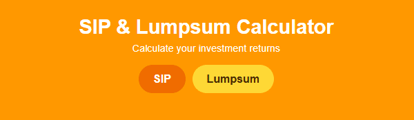 sip and lumpsum calculator