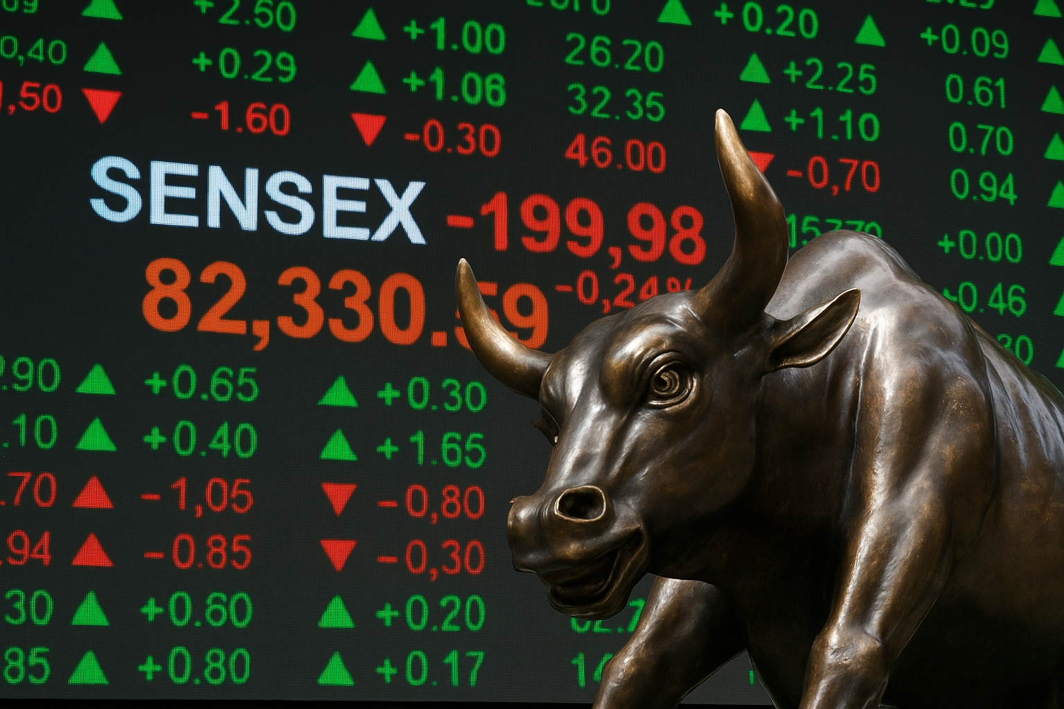 Sensex Falls 200 Points But Investors Gain ₹2.5 Lakh Crore as Smallcap Stocks Rally
