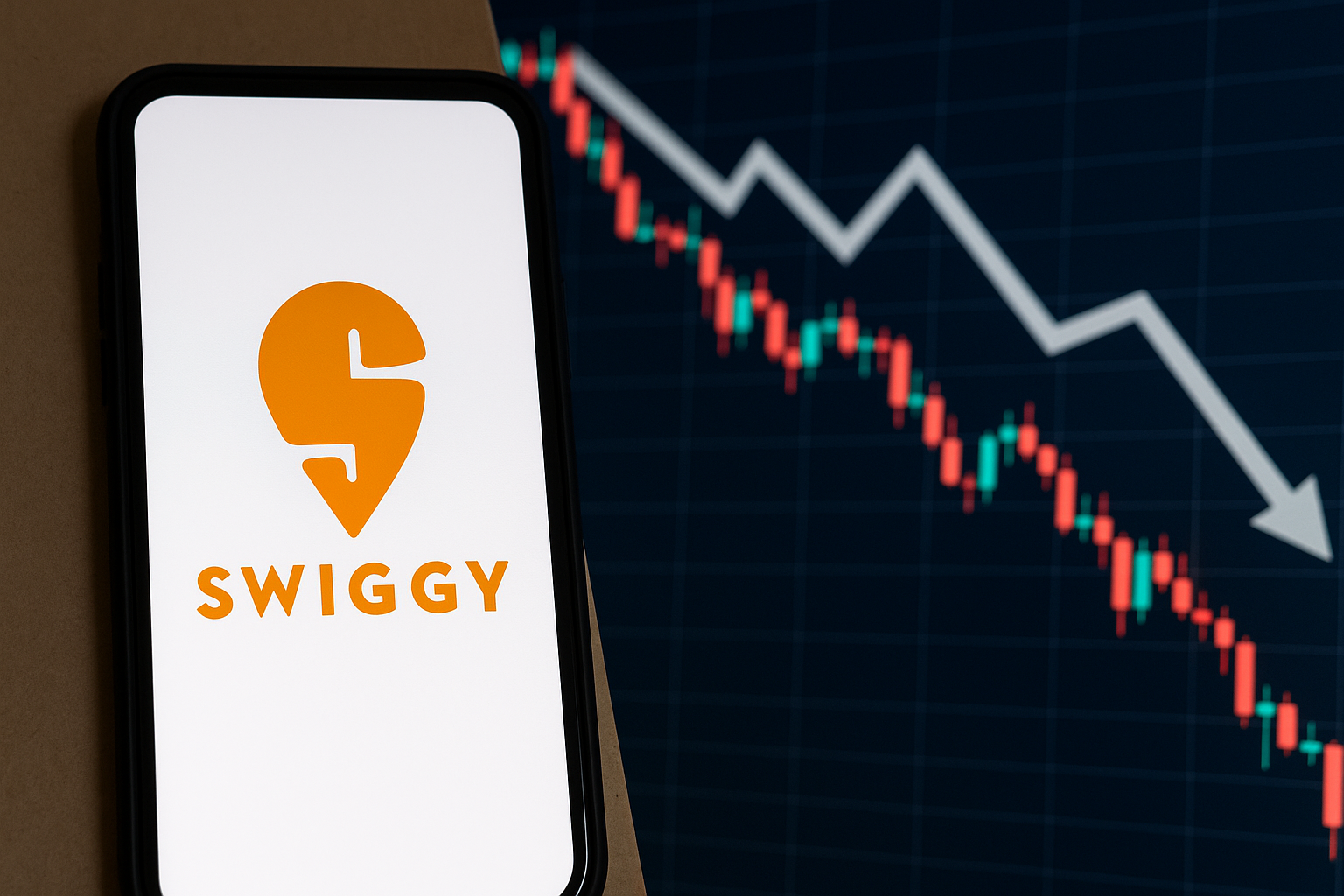 Swiggy Share Price Drops Below IPO Value – Investment Opportunity or More Fall Ahead?